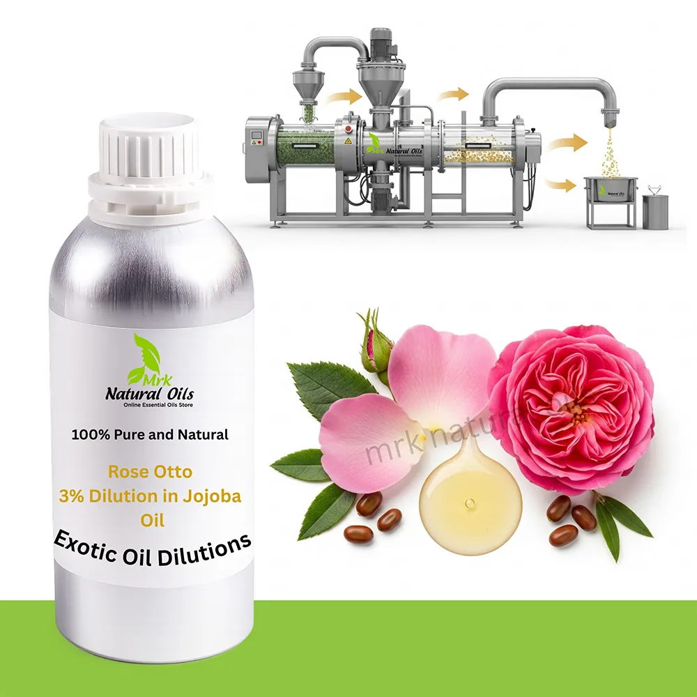 Rose Otto 3% Dilution in Jojoba Oil
