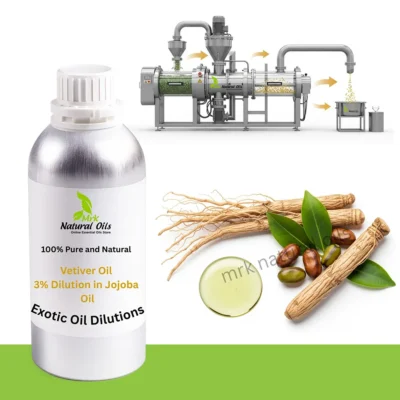 Vetiver Oil 3% Dilution in Jojoba Oil